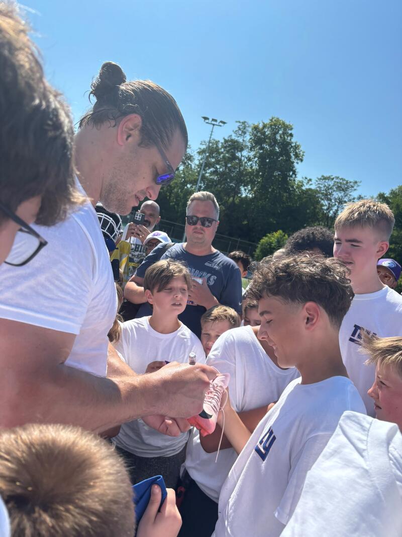 Panthers beim New York Giants x Galaxy Junior Flag Camp